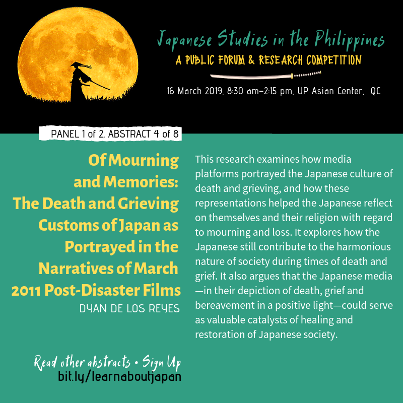 Mourning Memories Death Grieving Japan March 11 de los Reyes