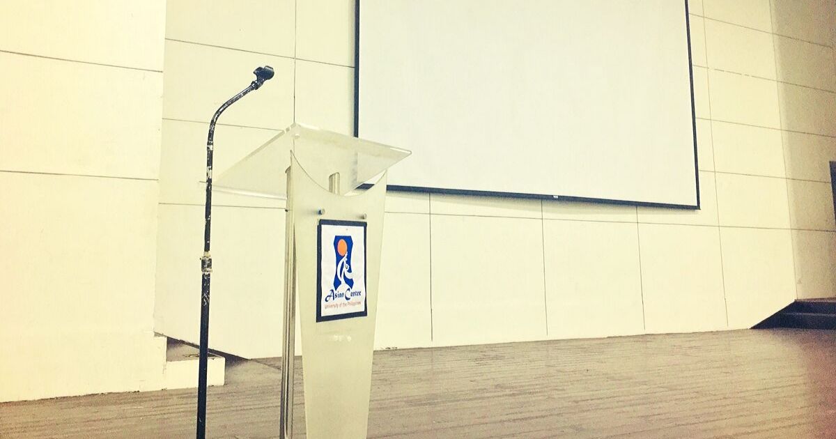 Stage Screen and Lectern