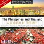 Philippines and Thailand: Reversal of Fortune? | A Forum on Comparative Politics and Economic Development | 8 April 2016 (2)